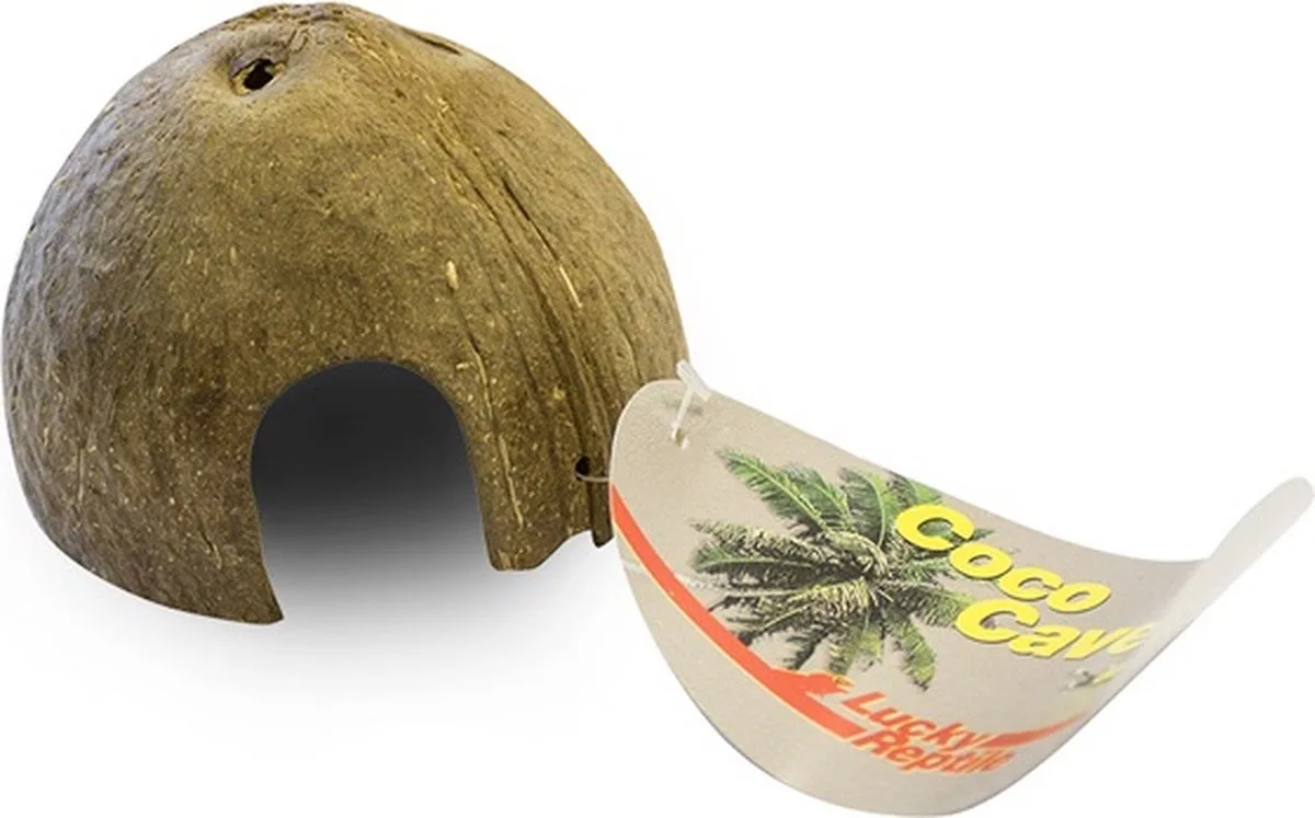 COCO CAVE 1/2 10-14CM by Lucky Reptile in Brown – product photo