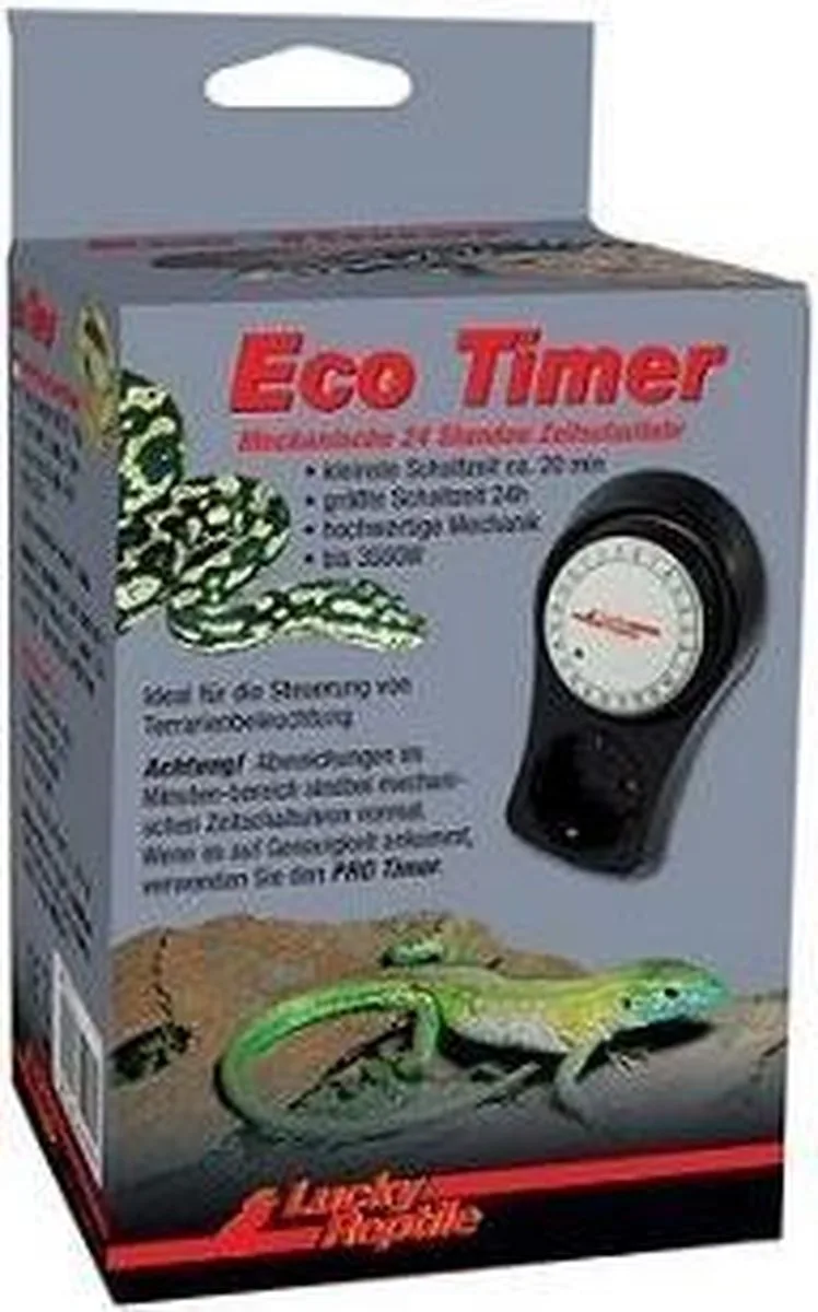 Eco Timer de Lucky Reptile en Noir – photo produit