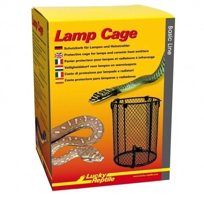 Lamp cage - lampbescherming by Lucky Reptile in Black – product photo