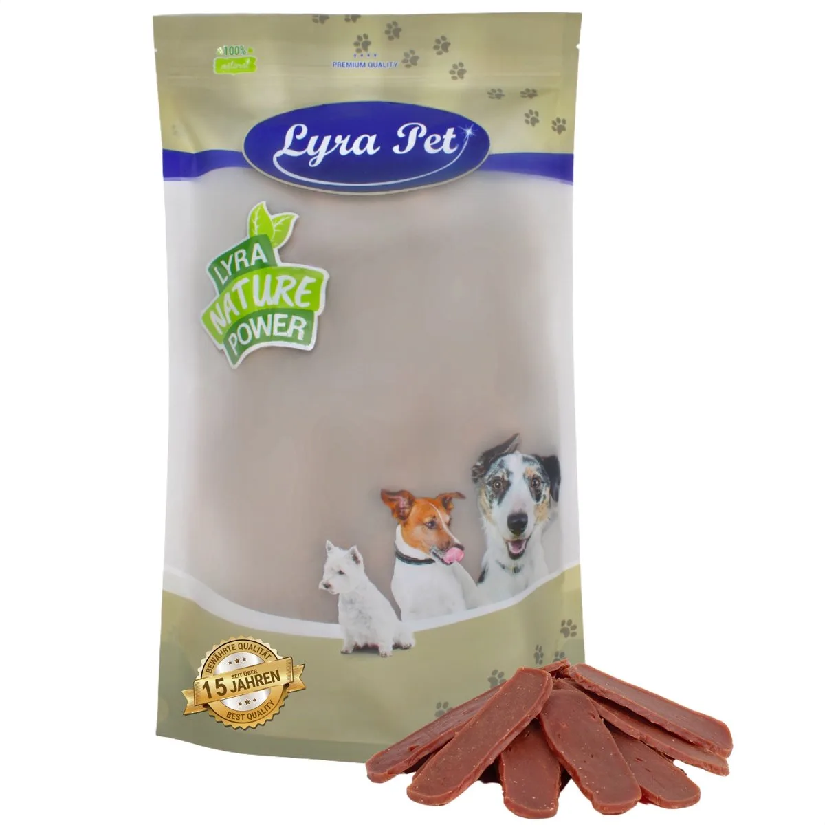 1 kg Lyra Pet® Eend medaillons MHD 10/2025 van Lyra Pet – productfoto
