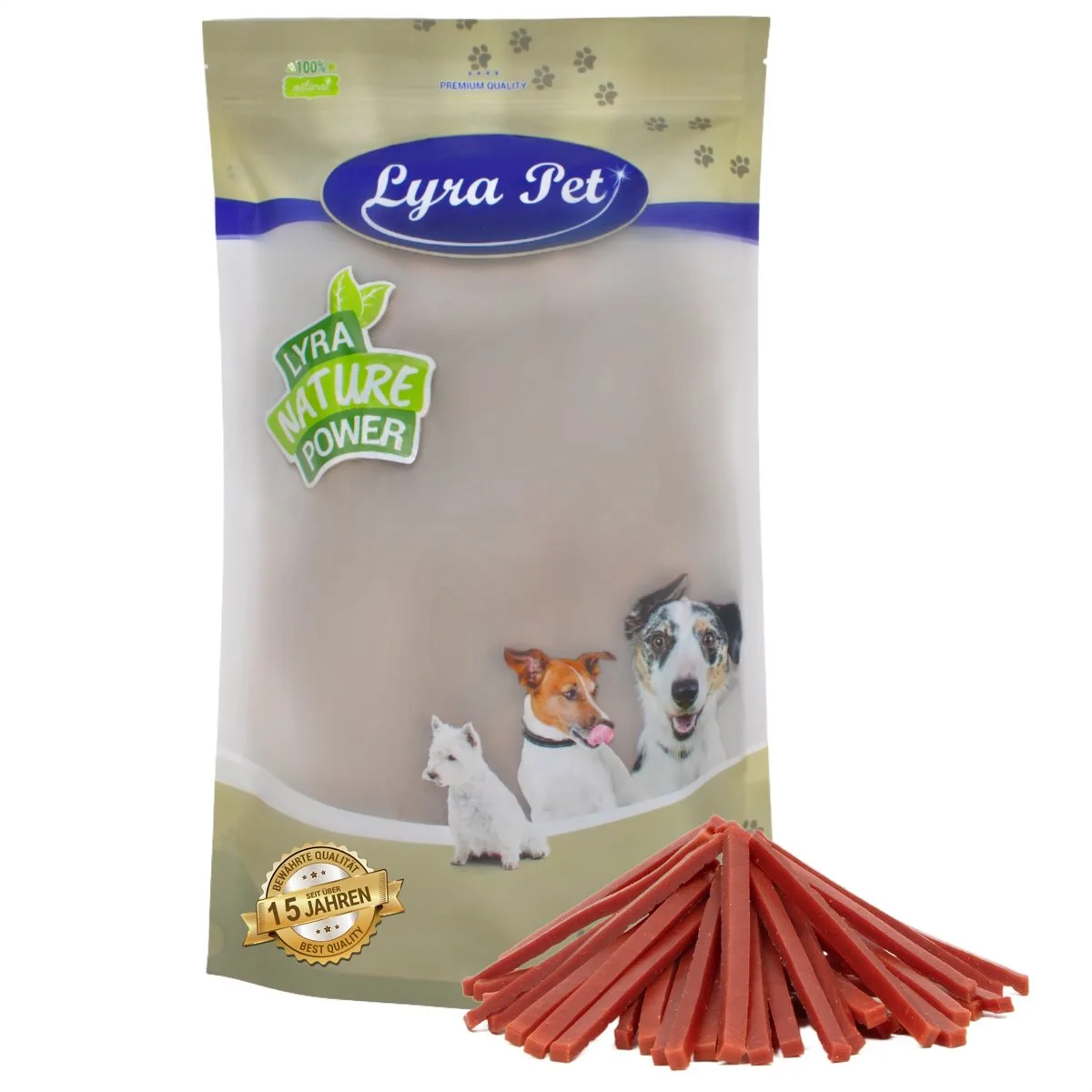 1 kg Lyra Pet® Eendenborstreepjes BBD 10/2025 van Lyra Pet – productfoto