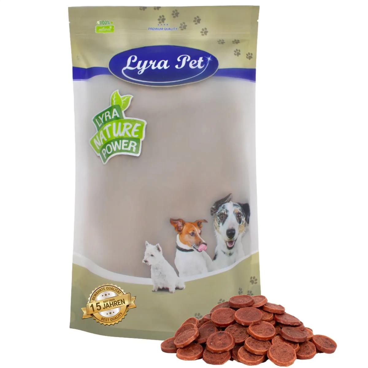 1 kg Lyra Pet® eendensnippers van Lyra Pet – productfoto