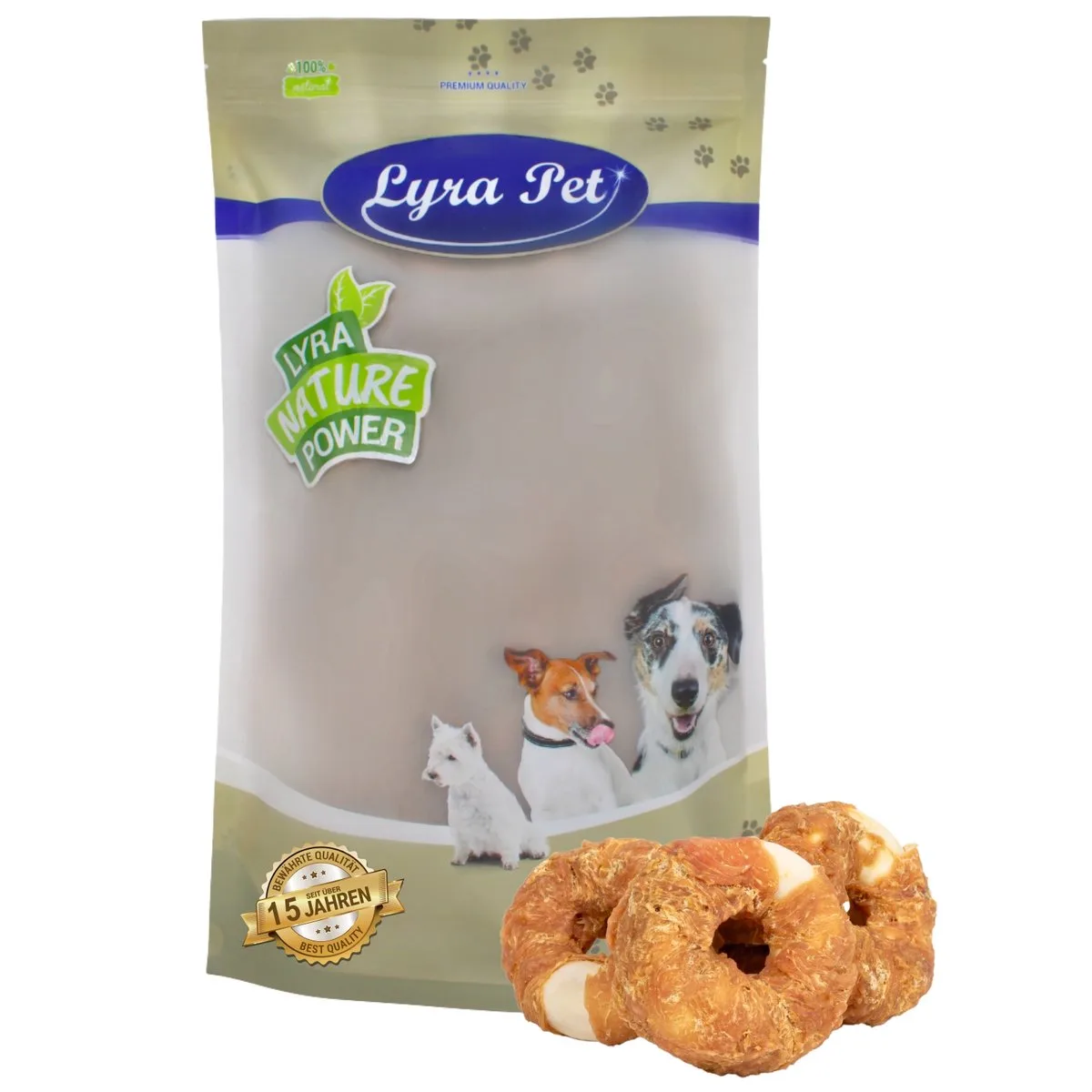 1 kg Lyra Pet® kauwringen met kipfiletreepjes de Lyra Pet – photo produit