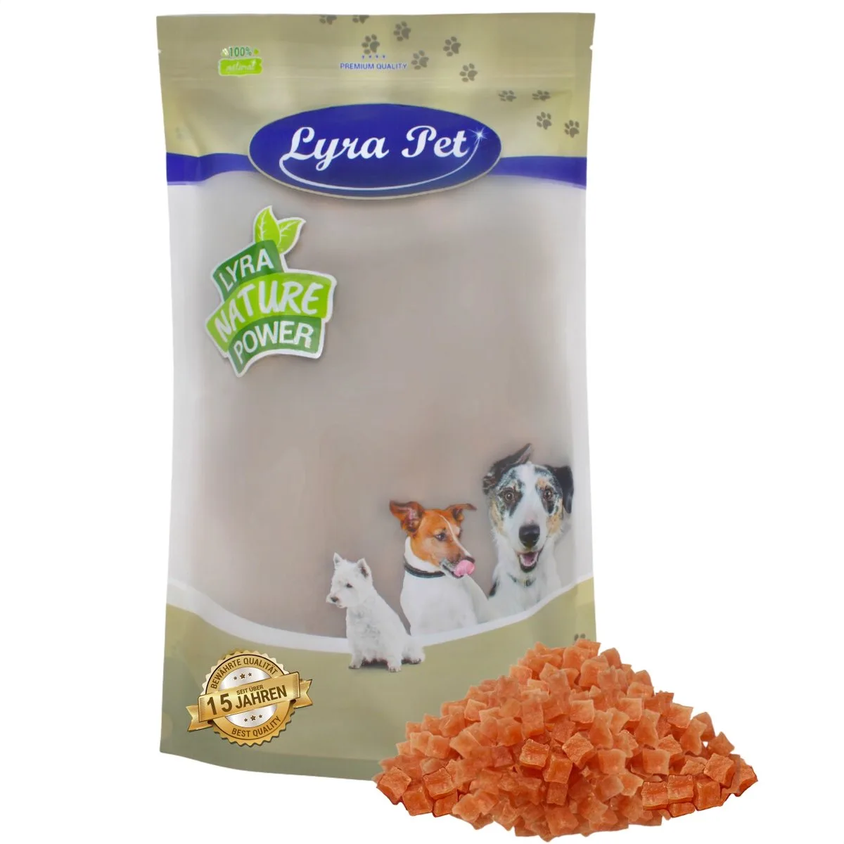 1 kg Lyra Pet® kipfiletblokjes van Lyra Pet – productfoto