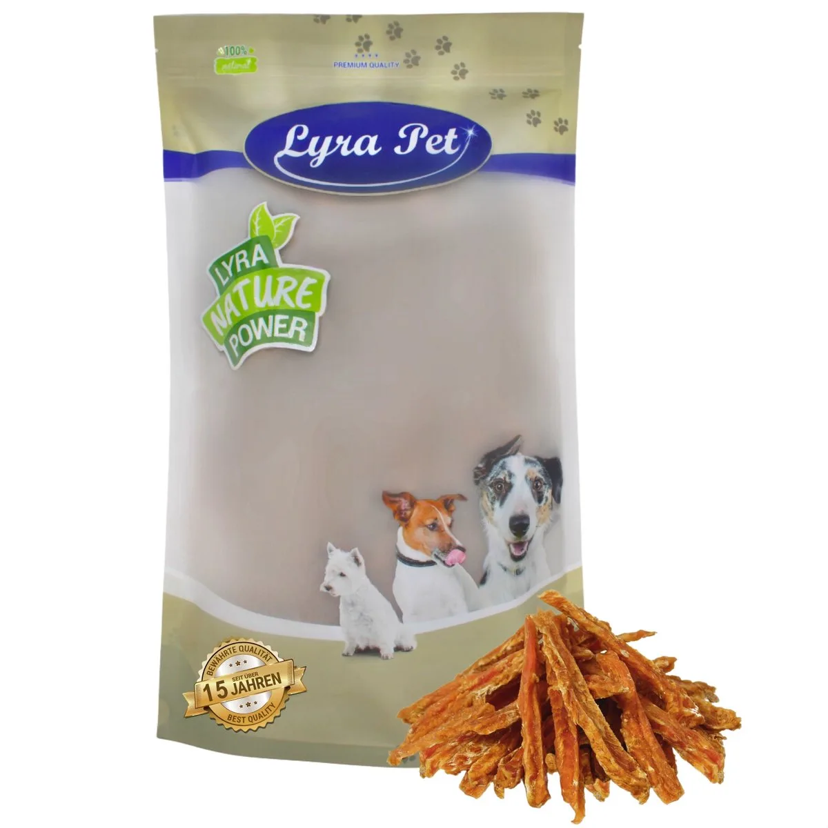 1 kg Lyra Pet® kipfiletreepjes van Lyra Pet – productfoto