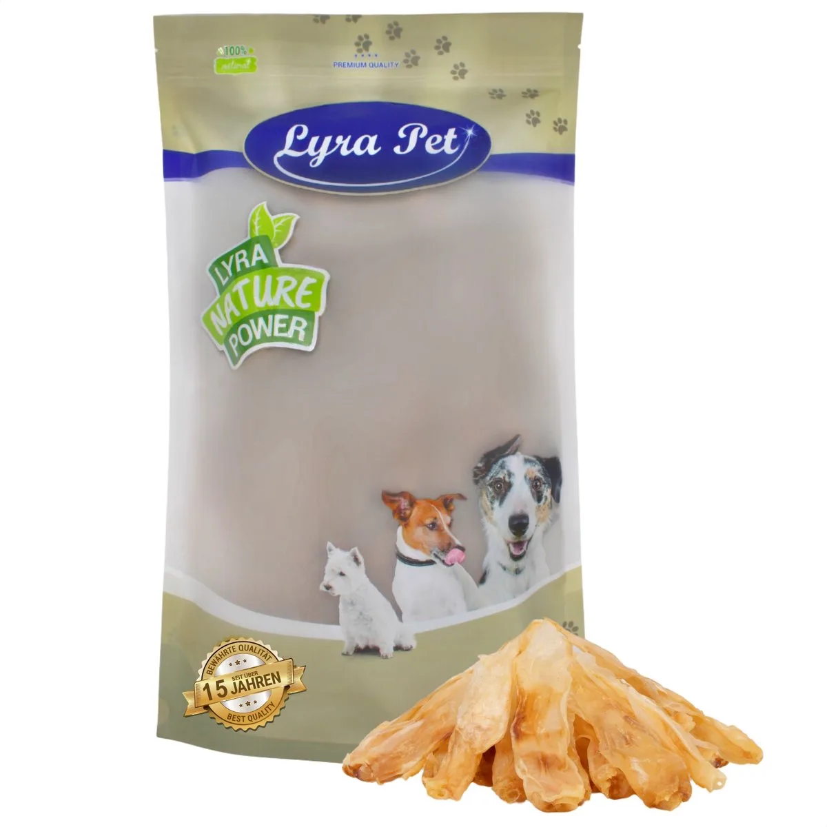 Kaninchenohren 1 kg von Lyra Pet – Produktfoto