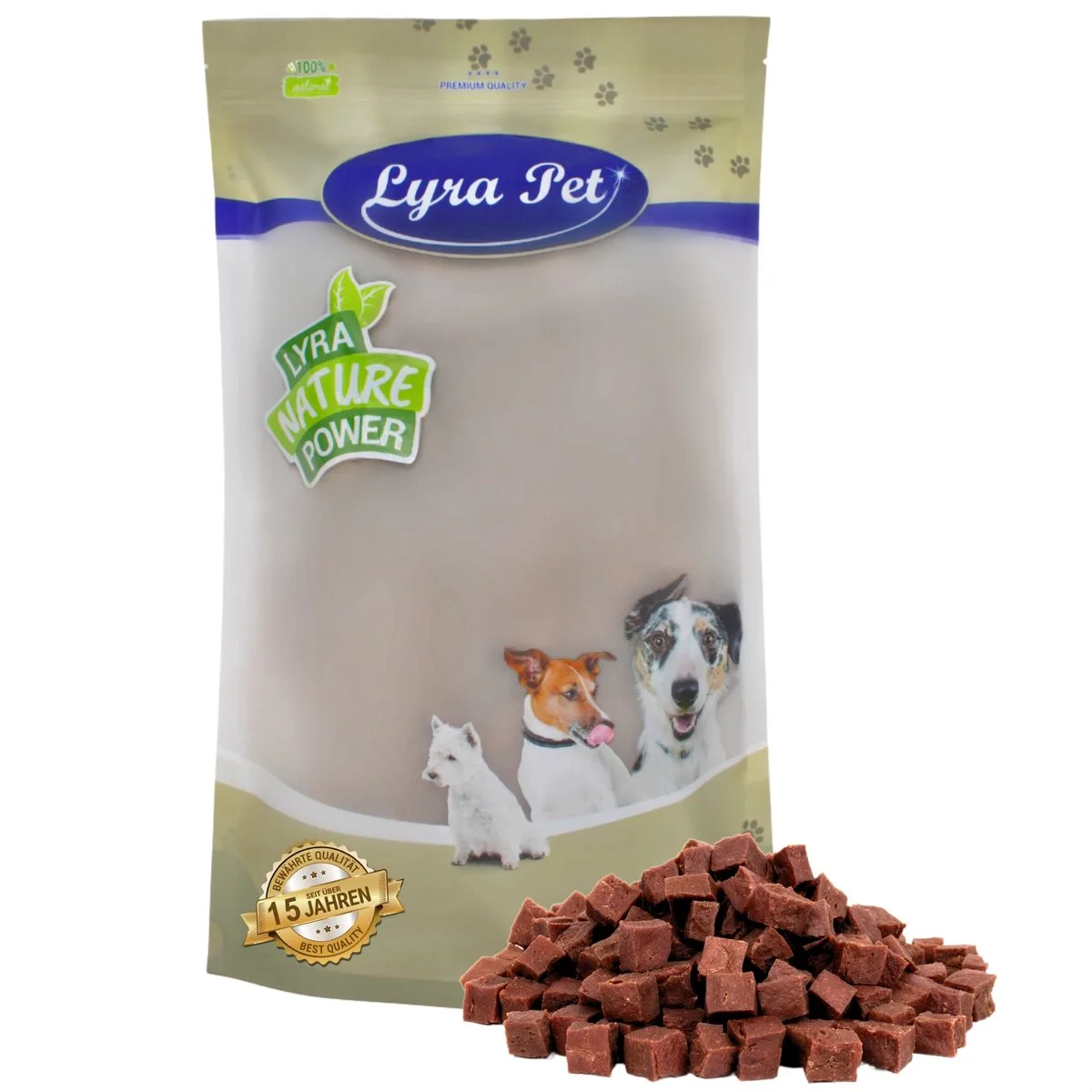 1 kg Lyra Pet® lamblokjes de Lyra Pet – photo produit