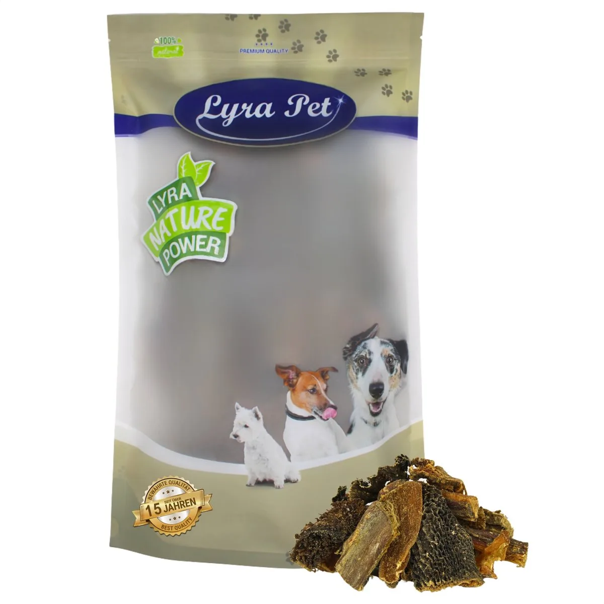 Rinderpansen klein 1 kg von Lyra Pet – Produktfoto