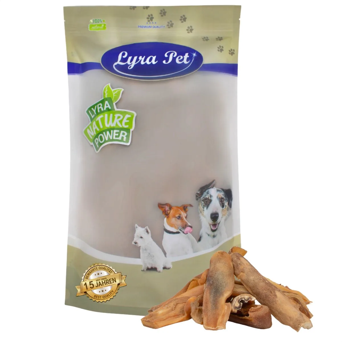 1 kg Lyra Pet® Rundscalp, goudbruin, donker van Lyra Pet – productfoto