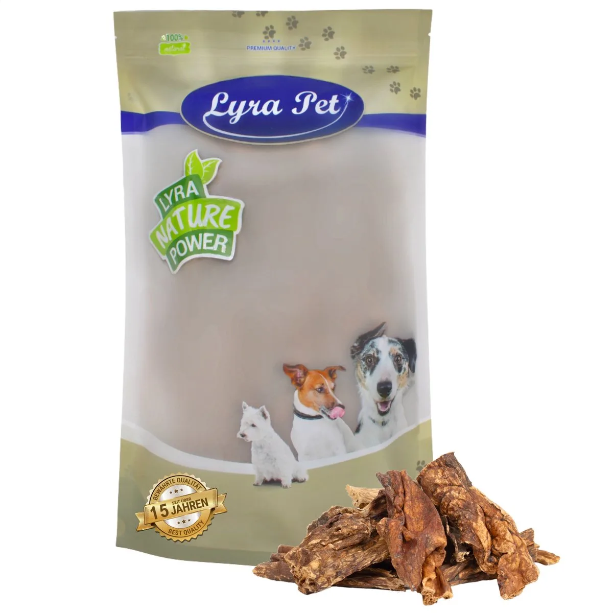1 kg Lyra Pet® Rundvlees long de Lyra Pet – photo produit