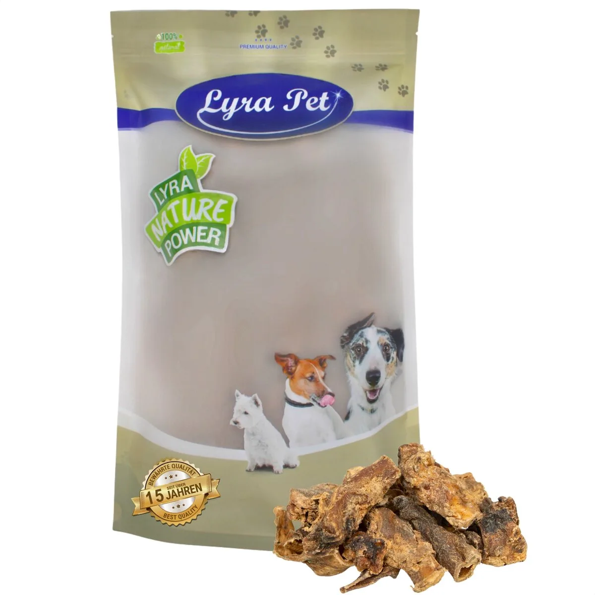 1 kg Lyra Pet® stukken ossenstaart van Lyra Pet – productfoto