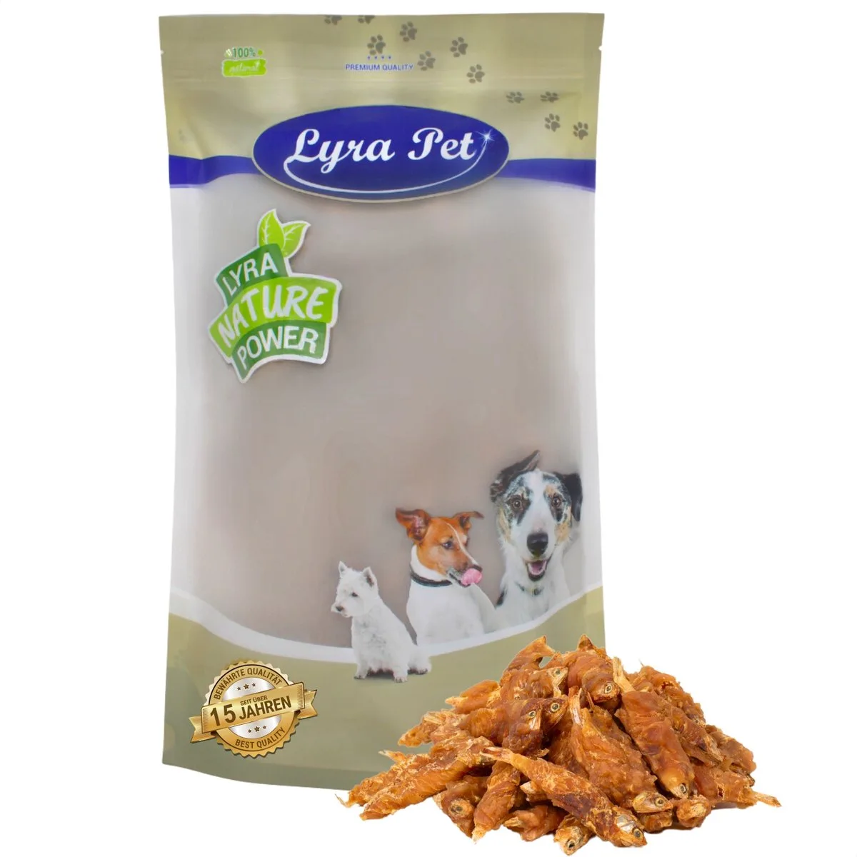 1 kg Lyra Pet® Wrap met kip en vis van Lyra Pet – productfoto