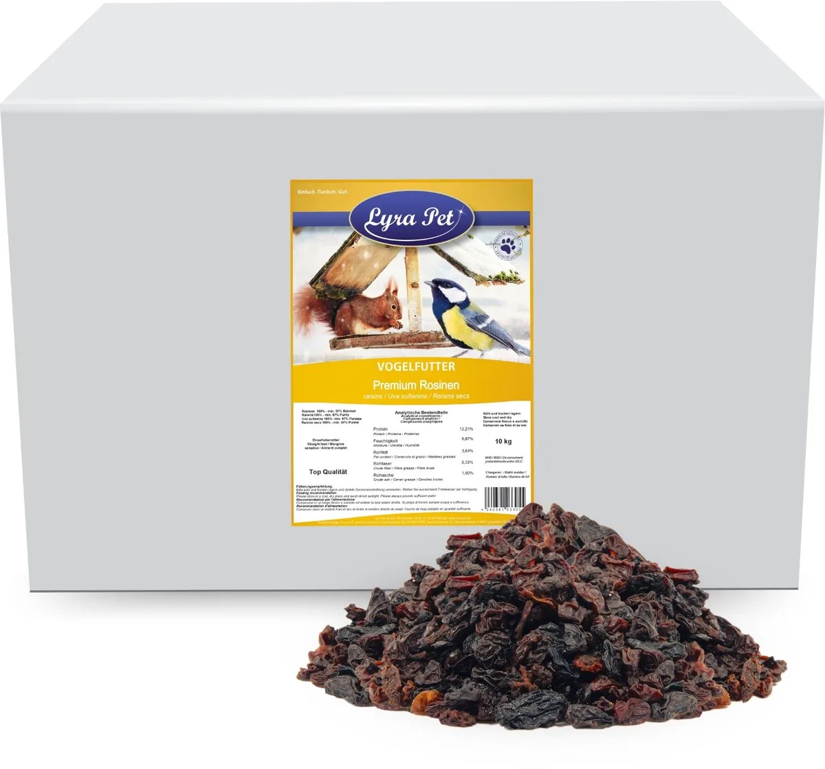 10-20 kg Lyra Pet® Rosinen Premium by Lyra Pet – product photo