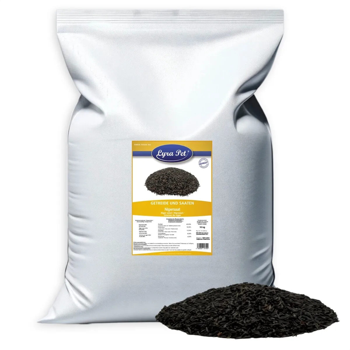 10 - 25 kg Lyra Pet® Nigerzaad van Lyra Pet – productfoto