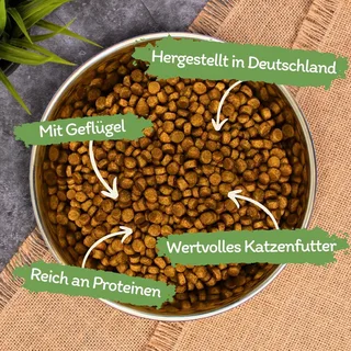 10 kg Lecker.Pet® Mia's Adult hartig gevogelte droog kattenvoer compleet voer de Lyra Pet – photo produit 2 sur 5