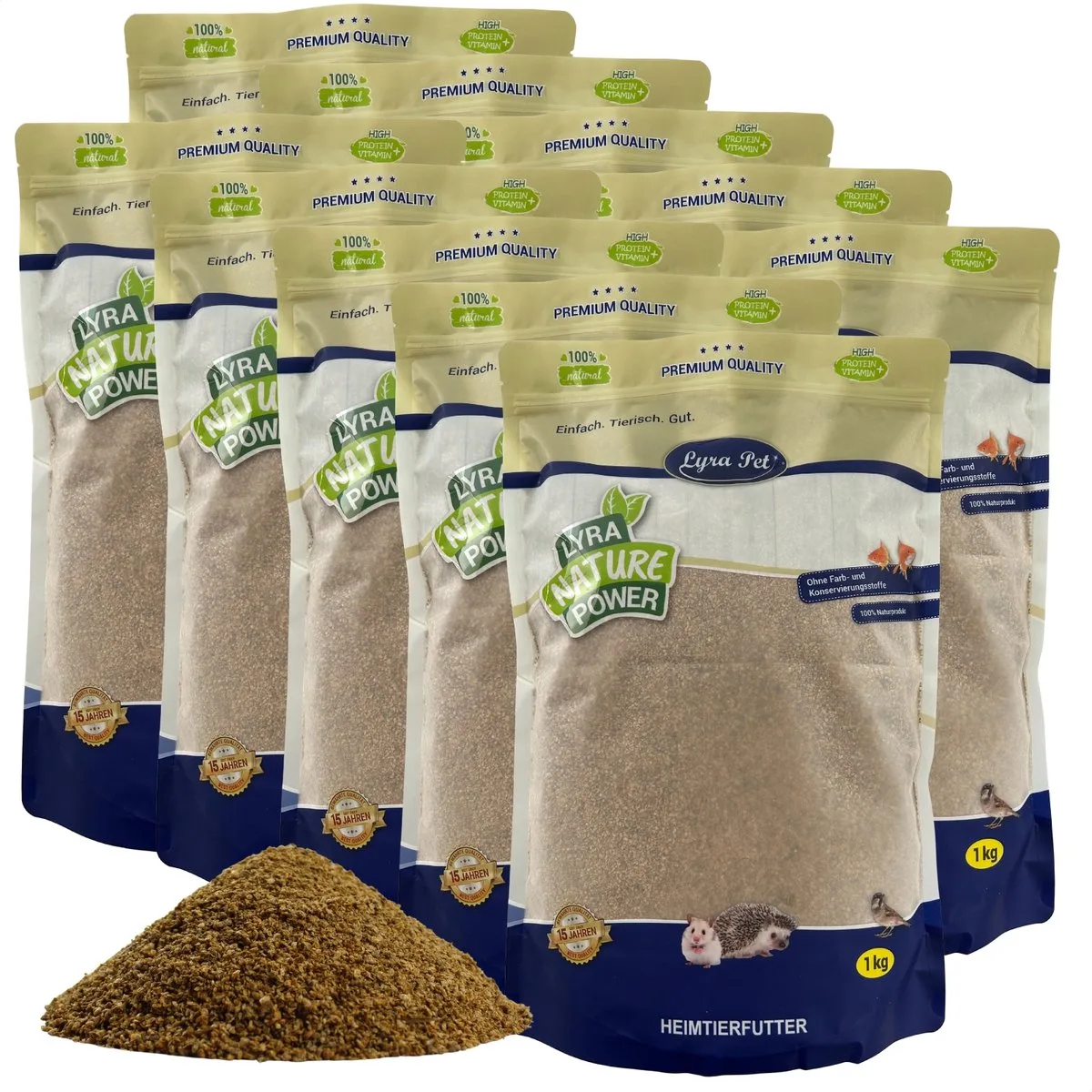 10 kg Lyra Pet® Daphnia (watervlooien) gedroogd van Lyra Pet – productfoto