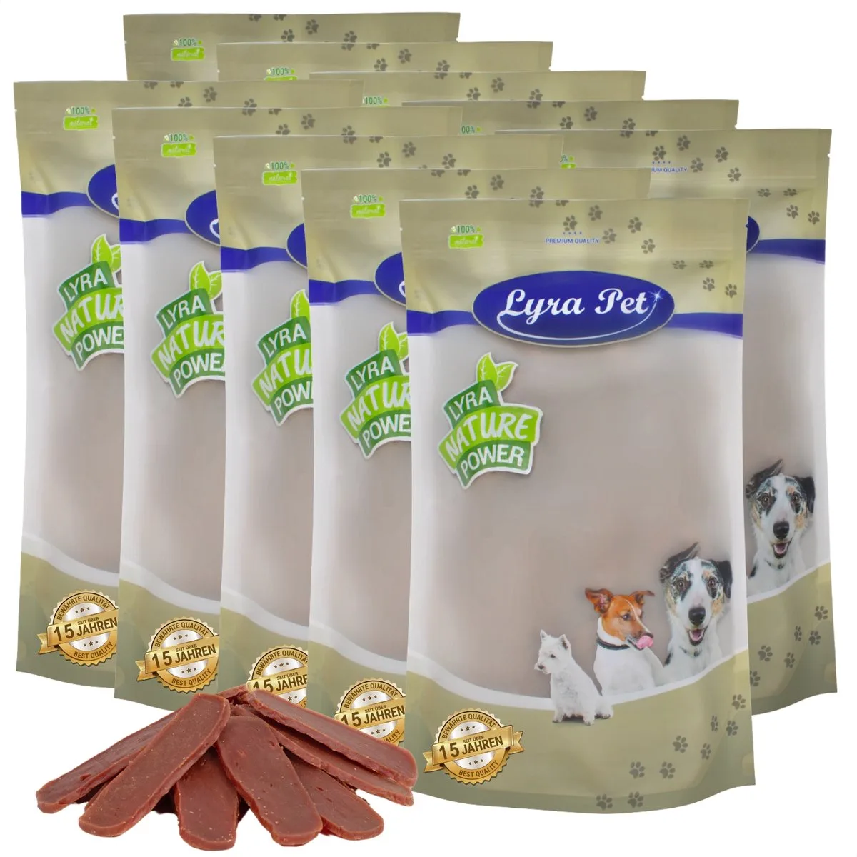 10 kg Lyra Pet® Eend medaillons MHD 10/2025 van Lyra Pet – productfoto