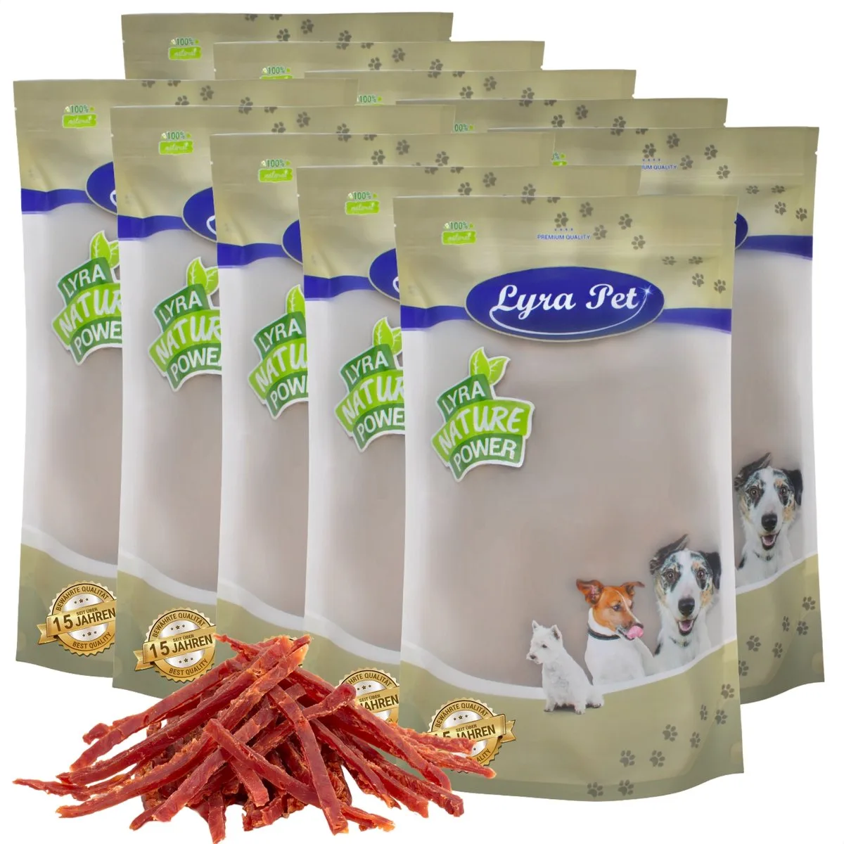10 kg Lyra Pet® eendenborst garnituren van Lyra Pet – productfoto