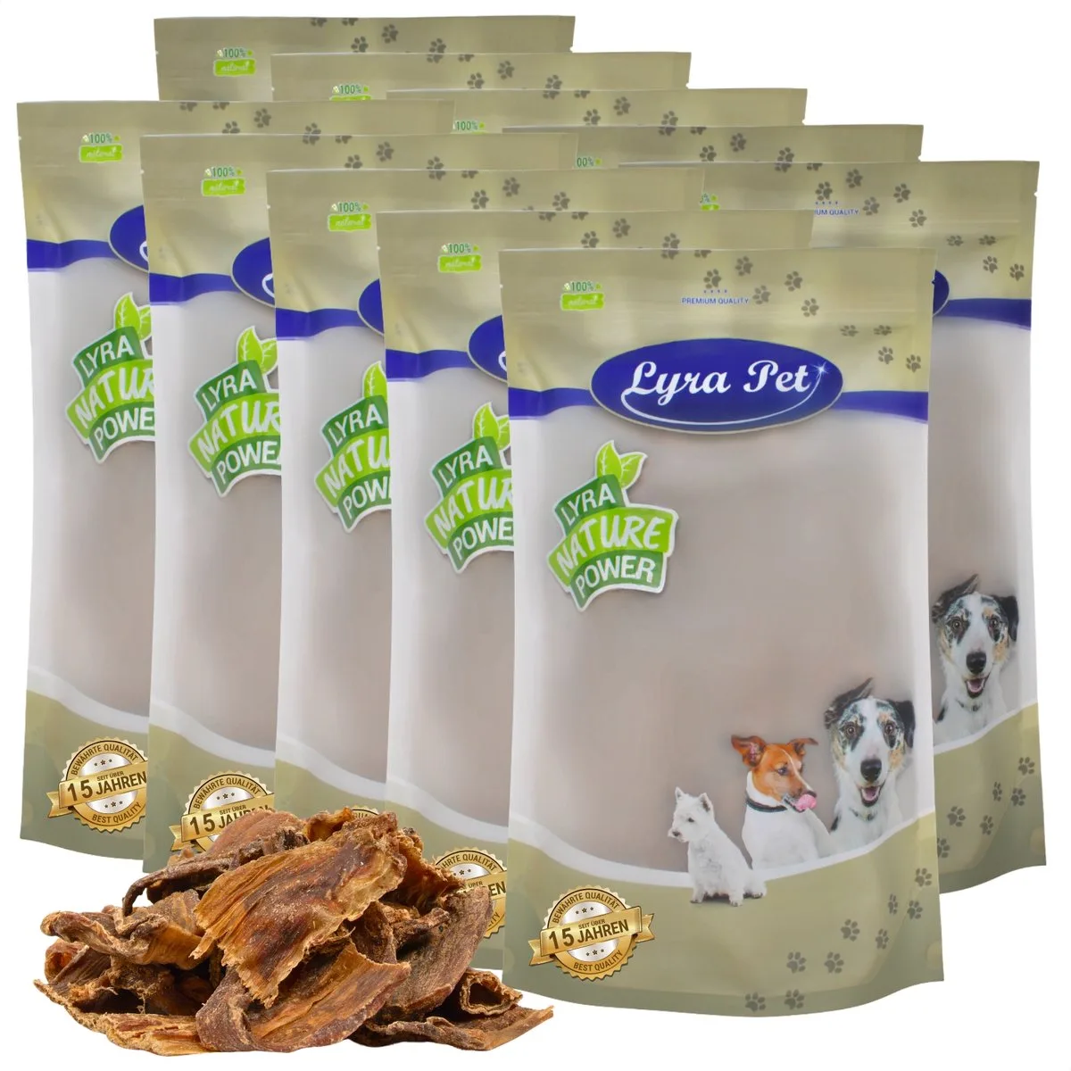 10 kg Lyra Pet® gedroogde vleeschips by Lyra Pet – product photo