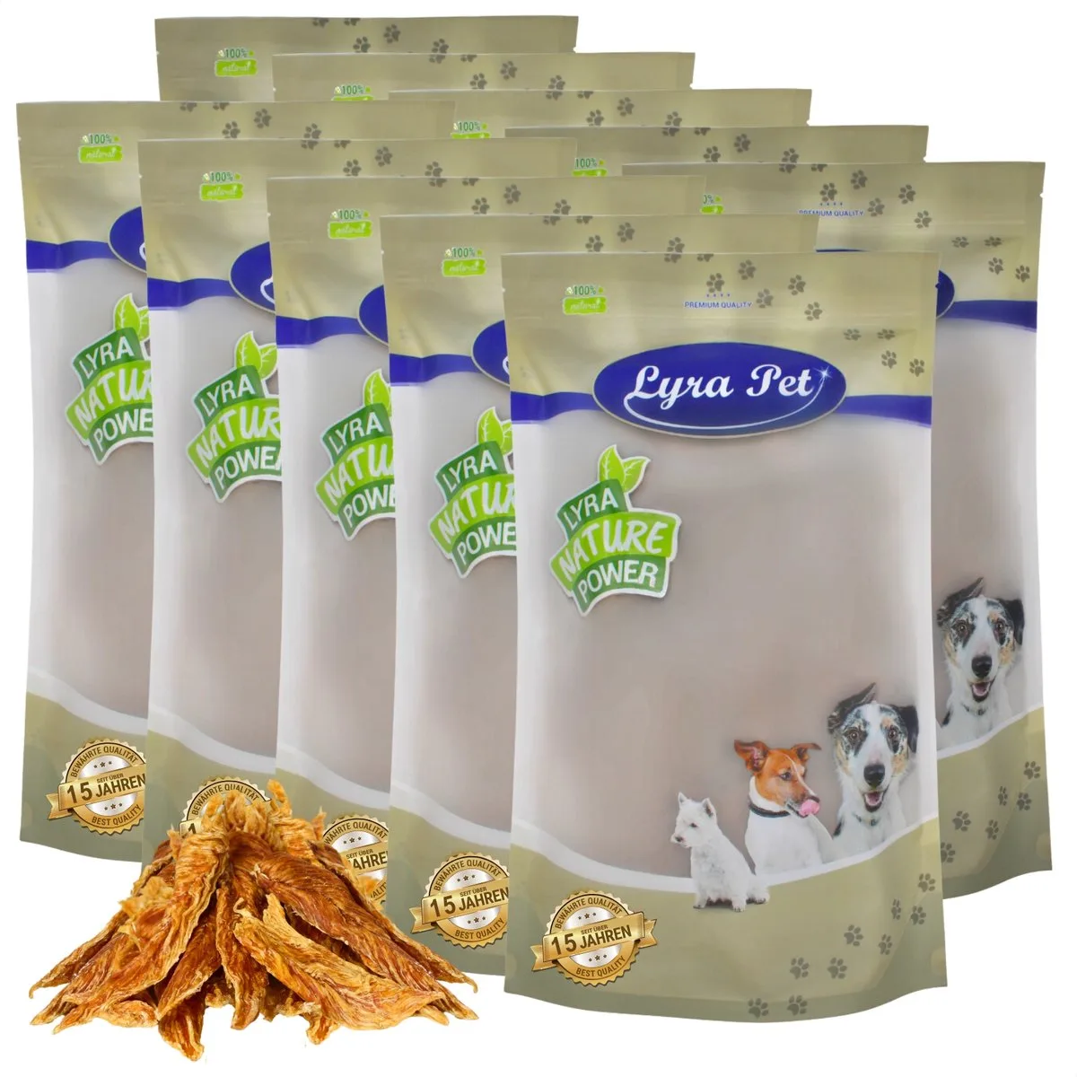 Hühnerbrustfilet naturbelassen 10x1 kg von Lyra Pet – Produktfoto