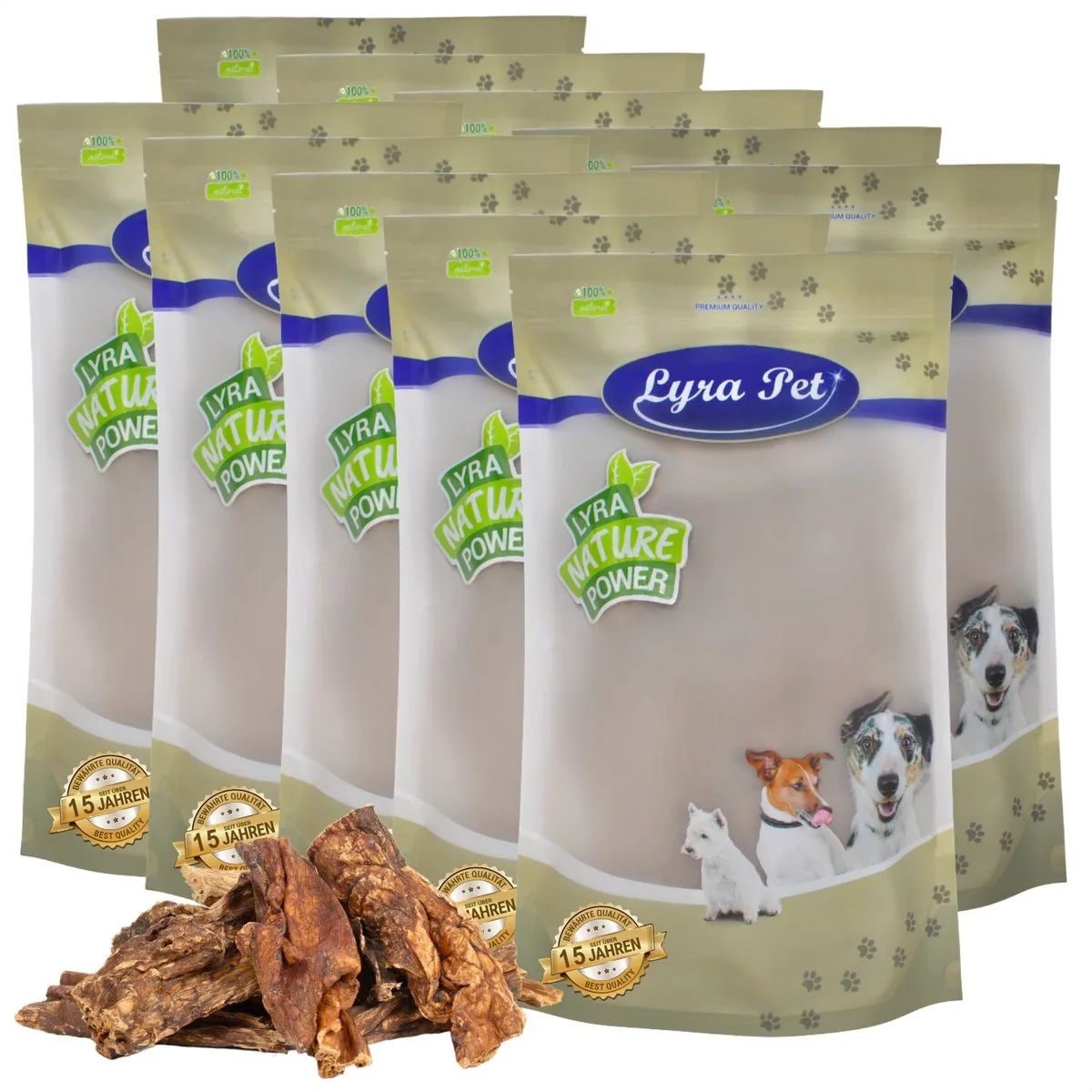10 kg Lyra Pet® Rundvlees long de Lyra Pet – photo produit