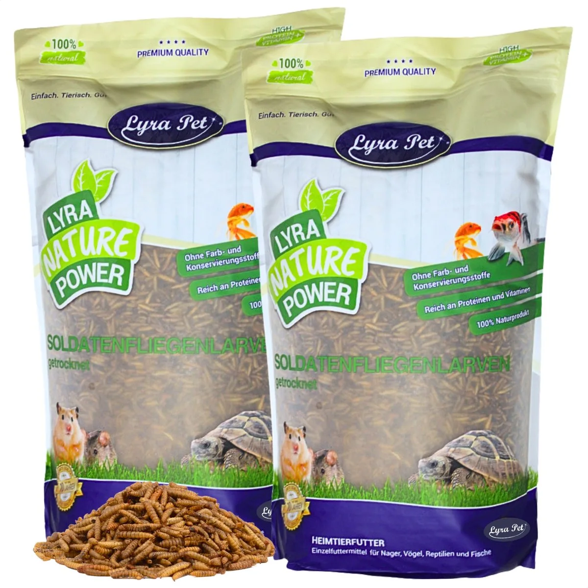 10 kg Lyra Pet® soldaatvlieglarven de Lyra Pet – photo produit