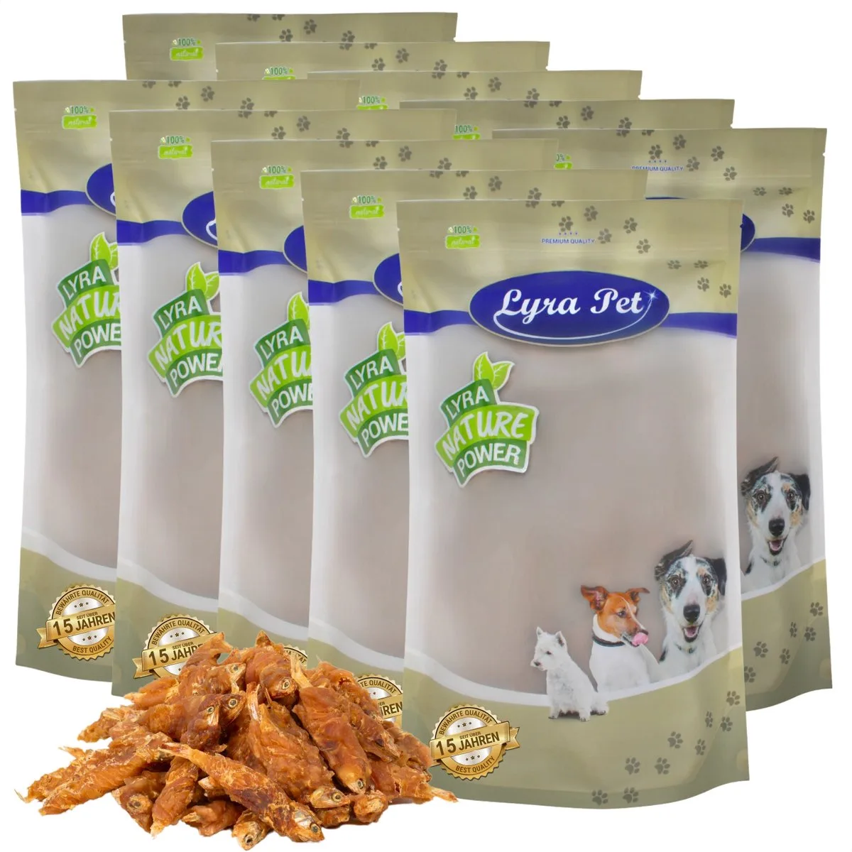 10 kg Lyra Pet® Wrap met kip en vis van Lyra Pet – productfoto