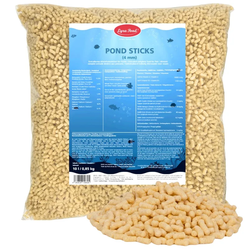 10 liter (0,85 kg) Lyra Pond® Pond Sticks visvoer vijvervoer fra Lyra Pet – produktbillede 1 af 5