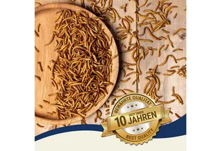 10 liter Lyra Pet® gedroogde meelwormen in een zak von Lyra Pet – Produktfoto 2 von 2