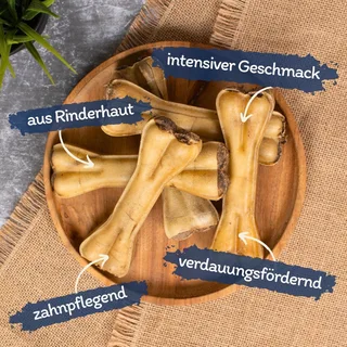 10 stuks. Lyra Pet® kauwbot gevuld met pens ca. 15 cm MHD 10/2025 by Lyra Pet – product photo 2 of 5