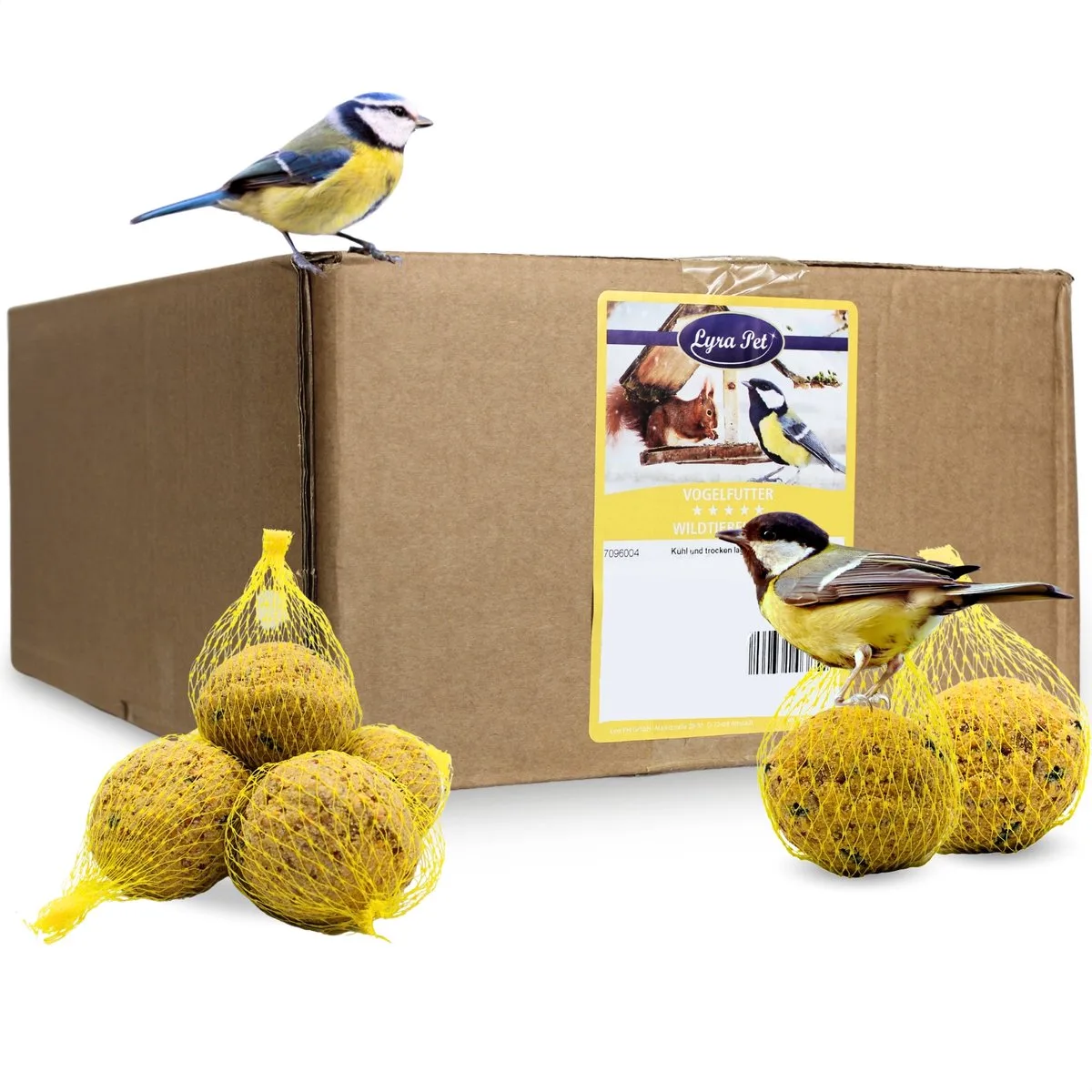 100 stuks. Lyra Pet® all-season bolletjes met net, 90 g per stuk = 9 kg by Lyra Pet – product photo