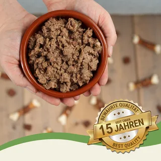 11 x 150 g Lecker.Pet® Josie's Feine Paté rijk aan kalfsvlees hondenvoer natvoer compleet voer by Lyra Pet – product photo 3 of 5