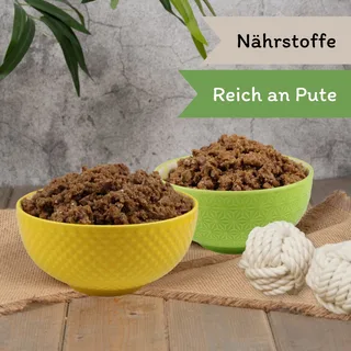 11 x 150 g Lecker.Pet® Luna's Feine Paté Reich an Pute hondenvoer natvoer compleet voer de Lyra Pet – photo produit 4 sur 5