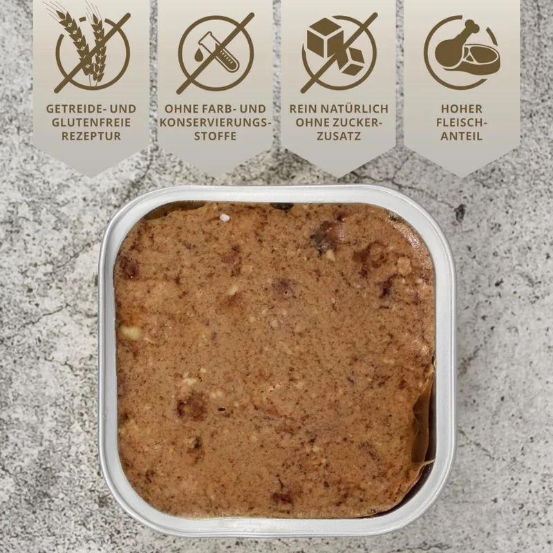 11 x 150 g Lecker.Pet® Luna's Feine Paté Reich an Pute hondenvoer natvoer compleet voer de Lyra Pet – photo produit 5 sur 5