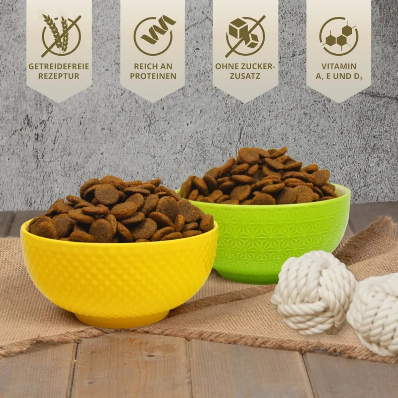 12 kg Lecker.Pet® Luna's Adult Struisvogel met Aardappel & Appel droog hondenvoer compleet voer houdbaar tot 3/2026 de Lyra Pet – photo produit 4 sur 5