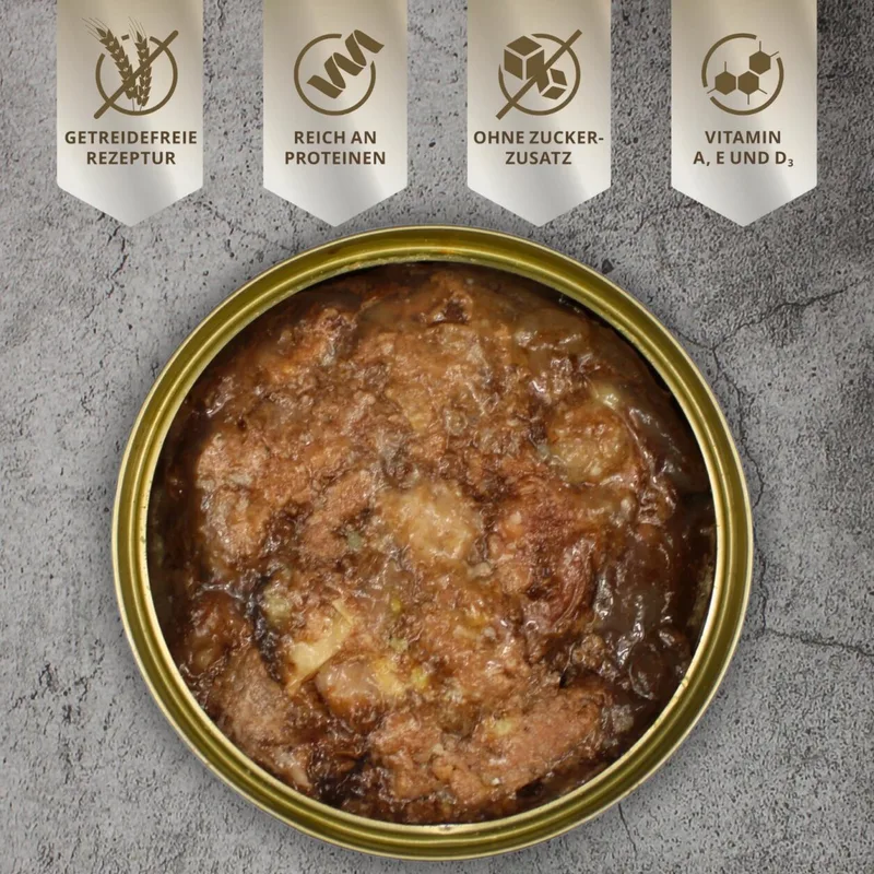 12 x 400 g Lecker.Pet® Josie's 100 % spiervlees rund natvoer voor honden by Lyra Pet – product photo 5 of 5