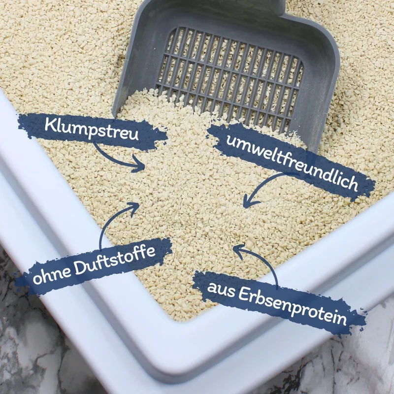 15 kg Lyra Pet® Tofu kattenbakvulling klonterend de Lyra Pet – photo produit 2 sur 5