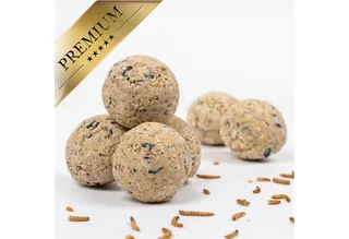 150 Lyra Pet® vetbolletjes van de Alb-Mühle, eiwitrijk met meelwormen, zonder netje, 85 g per stuk by Lyra Pet – product photo 5 of 5