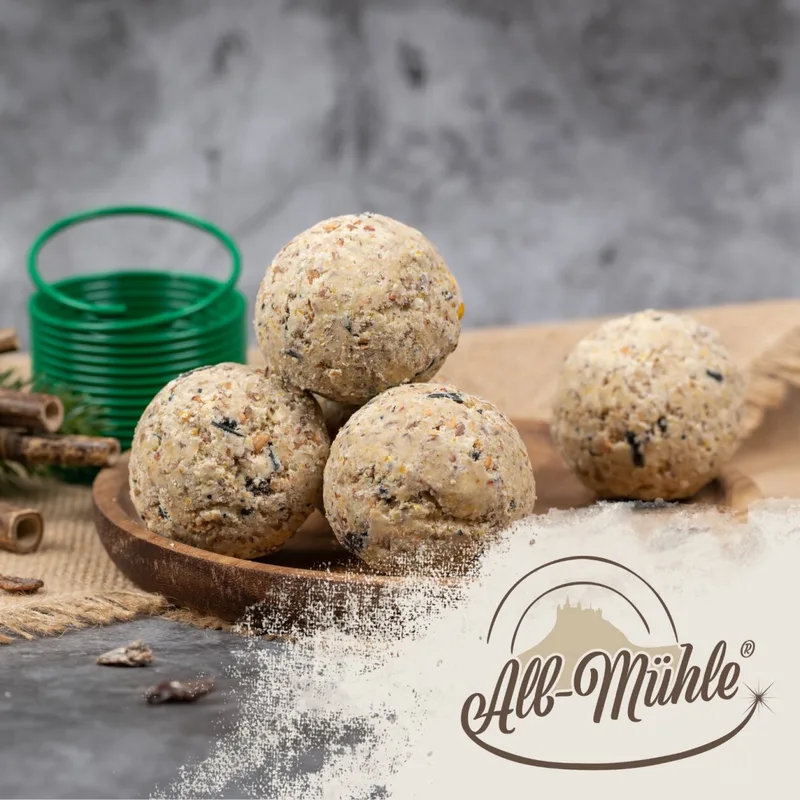 150 st. Lyra Pet® mezenbollen van de Alb-Mühle volkoren & fruit zonder netje, 85 g per stuk van Lyra Pet – productfoto 4 van 5