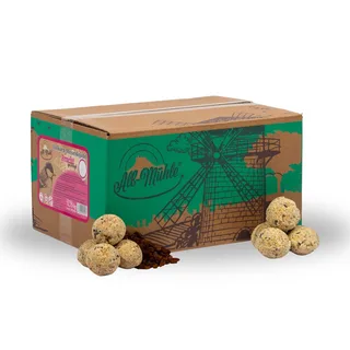 150 st. Lyra Pet® mezenbollen van de Alb-Mühle volkoren & fruit zonder netje, 85 g per stuk van Lyra Pet – productfoto 1 van 5