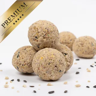 150 stuks. Lyra Pet® mezenbollen van de Alb-Mühle zonder net, volkoren & noten, 85 g per stuk + 2 dispensers by Lyra Pet – product photo 5 of 5