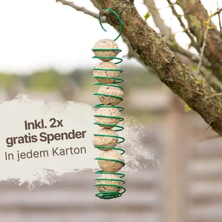 150 stuks. Lyra Pet® mezenbollen van de Alb-Mühle zonder net, volkoren & noten, 85 g per stuk + 2 dispensers by Lyra Pet – product photo 3 of 5