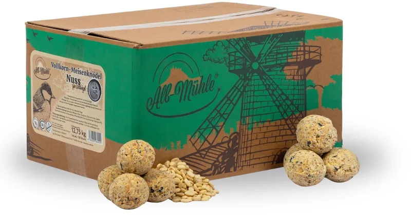 150 stuks. Lyra Pet® mezenbollen van de Alb-Mühle zonder net, volkoren & noten, 85 g per stuk by Lyra Pet – product photo 1 of 5