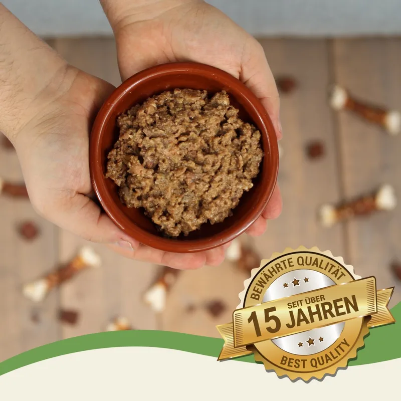 17 x 100 g Lecker.Pet® Balu's Feine Paté Reich an Pute kattenvoer natvoer compleet voer de Lyra Pet – photo produit 3 sur 5
