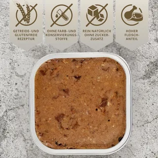 17 x 100 g Lecker.Pet® Balu's Feine Paté Reich an Pute kattenvoer natvoer compleet voer de Lyra Pet – photo produit 5 sur 5
