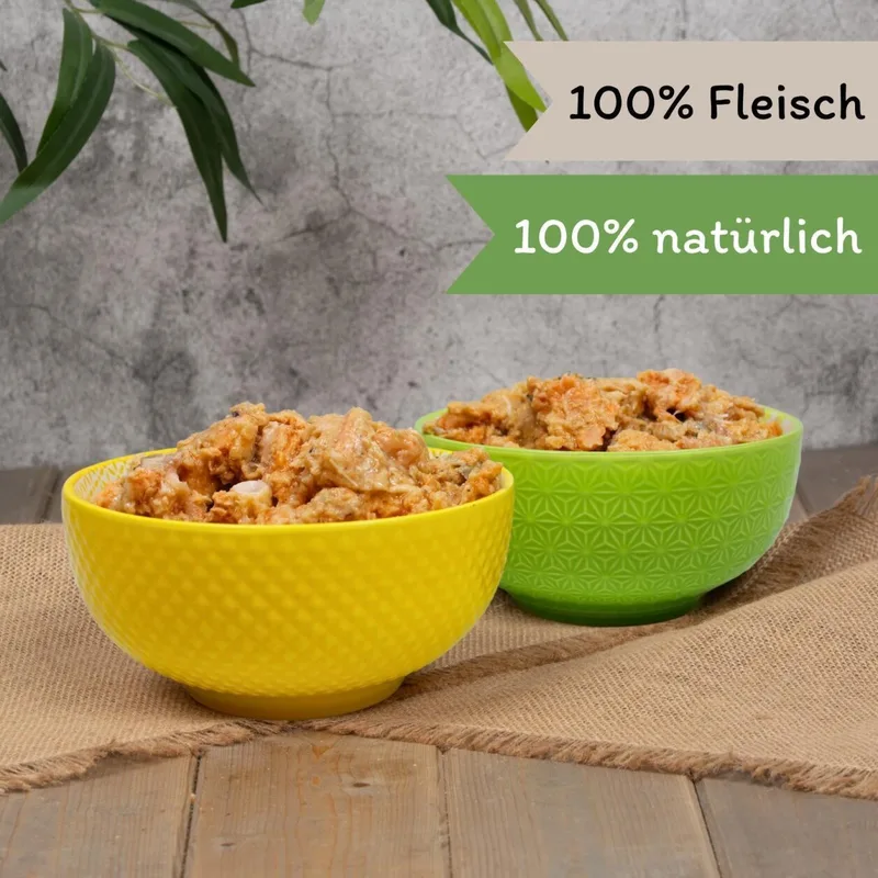 18 x 400 g Lecker.Pet® Mia's 100 % zalm natvoer voor katten de Lyra Pet – photo produit 4 sur 5