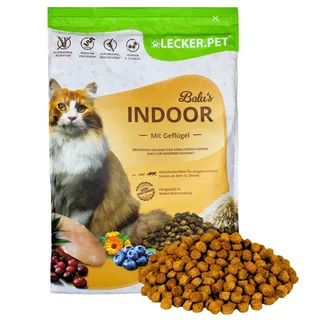 2,5 kg Lecker.Pet® Balu's Indoor Poultry Cat Food Droogvoer Compleet Voer de Lyra Pet – photo produit 1 sur 5