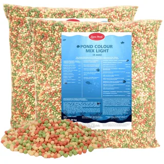 2 x 10 liter (2,18 kg) Lyra Pond® Pond Colour Mix Light visvoer vijvervoer by Lyra Pet – product photo 1 of 5