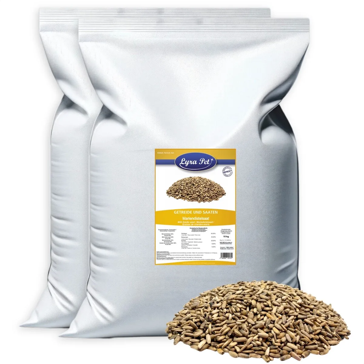 20 kg Lyra Pet® Mariadistelzaad van Lyra Pet – productfoto