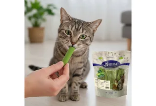 200 g Lyra Pet® gevriesdroogde kattengras sticks von Lyra Pet – Produktfoto 4 von 5